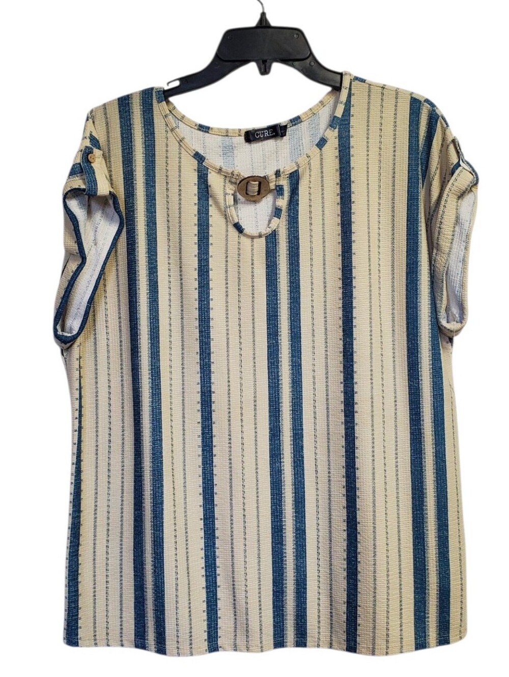 Cure Lightweight Women's Stripe Top Size L